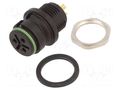 Connector: circular; 720; 250V; 7A; PIN: 3; socket; female; soldering BINDER 99-9108-00-03