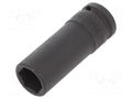 Socket; 6-angles,socket spanner,impact; HEX 19mm; 1/2"; long BETA BE720L/19