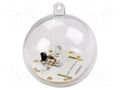 RGB LED ball; visual effects; No.of diodes: 1; RGB; WHADDA VELLEMAN VEL-WSL197