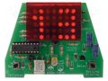 Digital clock; 9÷12VDC; No.of diodes: 35; WHADDA VELLEMAN VEL-WST123