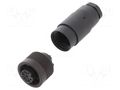 Connector: circular; 250V; 10A; PIN: 7; plug; female; screw terminal BINDER 99-4218-14-07