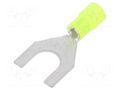 Tip: fork; M10; Ø: 10.5mm; 4÷6mm2; crimped; for cable; insulated BM GROUP BM80344