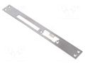Frontal plate; right,flat; W: 28mm; for electromagnetic lock LOCKPOL LOC-902EP/28-RFW