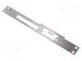 Frontal plate; right,flat; W: 24mm; for electromagnetic lock LOCKPOL LOC-902EP/4/24-RFW