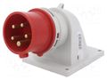 Connector: AC supply 3-phase; socket; male; 16A; 400VAC; IEC 60309 PCE 77715-6