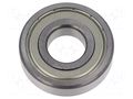 Bearing: ball; Øint: 25mm; Øout: 62mm; W: 17mm; bearing steel NSK NSK6305-ZZ-CM