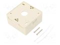 Case; socket; white; surface-mounted LOGILINK LOG-NP0222