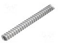 Protective tube; Size: 25; zinc-plated steel,galvanised steel HELLERMANNTYTON SC25-GS-ML