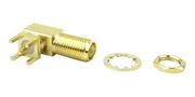 RF COAX CONN, R/A SMA BLKHD JACK, 50 OHM SC8257