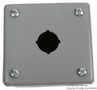 ENCLOSURE, PUSHBUTTON, 1 HOLE, STEEL E1PBG