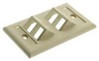 FACEPLATE, 4POS, ABS, IVORY NK4VSFEI