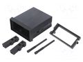 Enclosure: panel; X: 72mm; Y: 36mm; Z: 75mm; ABS,polycarbonate,PPO ITALTRONIC IT-01.107L075
