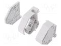 Case; Keystone; for DIN rail mounting; grey; Number of ports: 1 LOGILINK LOG-MP0055
