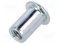Rivet nuts; M6; 1; steel; 10pcs. NOVUS NV045-0046
