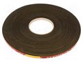 Gasket; EPDM; Thk: 2mm; L: 20m; W: 8mm; Mounting: self-adhesive RST ROZTOCZE USPE-08.02-20M