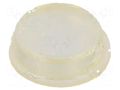 Self-adhesive foot; Ø: 9.5mm; H: 3.2mm; transparent; polyurethane KEYSTONE KEYS780-C