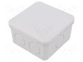 Enclosure: junction box; X: 88mm; Y: 88mm; Z: 52mm PCE EX-088