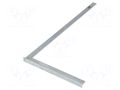 Try square; 700x375mm; with foot; Plating: zinc SCALA SC404161