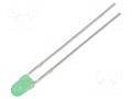 LED; green; 2.9mm; 30mcd; 60°; Front: convex; 2.2÷2.6VDC; -40÷85°C LUMEX SSL-LX3044LGD