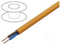 Wire; H05BQ-F; 2x0.75mm2; unshielded; 300V,500V; Cu; stranded TKD TKD-3500014
