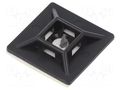 Holder; self-adhesive; polyamide; UL94V-2; black; Tie width: 4.8mm BM GROUP BMN0902