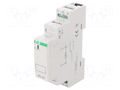 Relay: installation; monostable; SPDT; Ucoil: 24VAC,24VDC; 16A F&F PK-1P-24V