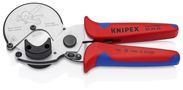KNIPEX 90 25 25 Pipe Cutter for composite and plastic pipes with multi-component handles chrome-plated 210 mm 90 25 25 4003773088714