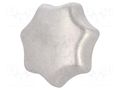 Knob; Ø: 63mm; Int.thread: M12; aluminium; DIN 6336; matt ELESA+GANTER DIN6336AL63-M12EMT