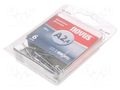 Rivet; aluminium; Rivet diam: 2.4mm; L.rivet: 6mm; 30pcs. NOVUS NV045-0019