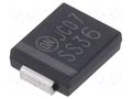 Diode: Schottky rectifying; SMC; SMD; 60V; 3A; reel,tape; 2.27W ONSEMI SS36-ONS