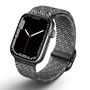Uniq Aspen Braided Strap for Apple Watch 1/2/3/4/5/6/7/8/SE/SE2 44/42/45mm - Gray, UNIQ 8886463679494 8886463679494