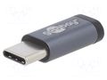 Adapter; OTG,USB 2.0; USB B micro socket,USB C plug GOOBAY USBC/B-ADAP-GY