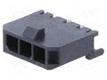 Connector: wire-board; plug; female; PIN: 3; Minitek® Pwr 3.0; 3mm AMPHENOL COMMUNICATIONS SOLUTIONS 10136656-0311LF