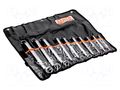 Wrench-set; box; tool steel; 10pcs. BAHCO SA.2M/10T