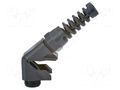 Cable gland; angular; NPT1/2"; IP68; polyamide; black; HSK-W-FLEX HUMMEL HUMMEL-1314120170