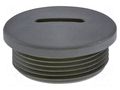 Stopper; PG29; IP54; polyamide; black; V-N-FS; Thread: PG; 8mm HUMMEL HUMMEL-1251290111