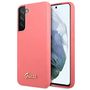 Guess GUHCS22MLSLMGFU S22+ S906 fuchsia/fuchsia hardcase Silicone Script Metal Logo, Guess 3666339042486 3666339042486