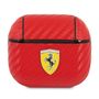 Ferrari FESA3CARE AirPods 3 cover red/red On Track PU Carbon, Ferrari 3666339009649 3666339009649