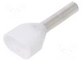 Tip: bootlace ferrule; insulated,double; 0.75mm2; 8mm; tinned WAGO 216-522