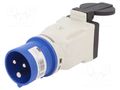 Connector: AC supply; adapter; male/female; 16A; 230VAC; IEC 60309 PCE 9433103