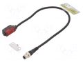 Sensor: laser; Range: 45÷300mm; PNP; DARK-ON,LIGHT-ON; 50mA; 2m PANASONIC EX-L221-P-J