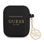 Guess GUA2LSC4EK AirPods 1/2 cover black/black Silicone Charm 4G Collection, Guess 3666339039158 3666339039158