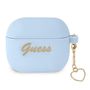 Guess GUA3LSCHSB AirPods 3 cover blue/blue Silicone Charm Heart Collection, Guess 3666339039059 3666339039059