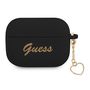 Guess GUAPLSCHSK AirPods Pro cover black/black Silicone Charm Heart Collection, Guess 3666339038984 3666339038984