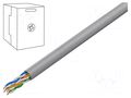 Wire; U/UTP; 4x2x24AWG; 5e; wire; Cu; PVC; grey; 305m; Øcable: 4.5mm BELDEN BELDEN.1583E