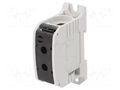 Splice terminal: rail; STB; 232A; 1kV; screw terminal; black; 95mm2 SIMET STB95BK