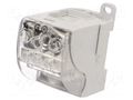 Splice terminal: distribution block; SUB; 269A; 1kV; grey; ways: 1 SIMET SUB400GY