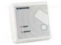 RFID reader; 7÷25V; 1-wire; antenna,buzzer; 82x82x22mm; white NETRONIX UW-MDN