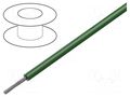 Wire; stranded; Cu; 22AWG; Insulation: TFE; dark green; 600V; 30m BELDEN 83005.005100