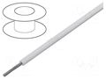 Wire; stranded; Cu; 26AWG; TFE; white; 250V; 305m; 1x26AWG; 1000ft BELDEN 83046.0091000